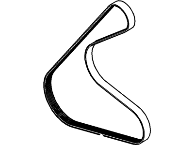 Mercury 5M6Z-8620-AA V-Belt