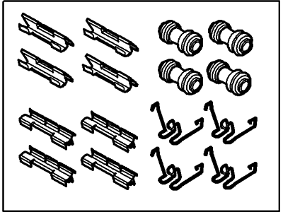 Ford 4U2Z-2321-EA Kit - Brake Pad Attachment