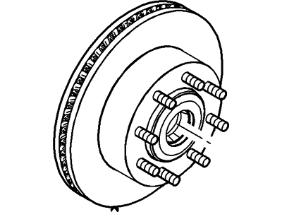 Ford 5C3Z-1V102-GB Hub And Disc Assy