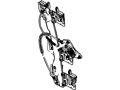 Ford BE8Z-5423208-A Regulator - Window - Less Motor