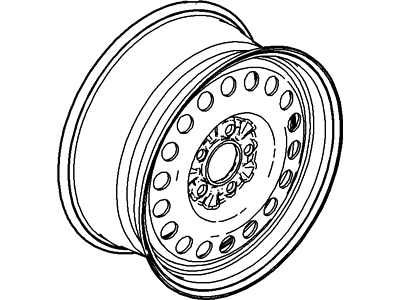 Lincoln F8AZ-1007-CA Wheel Assy