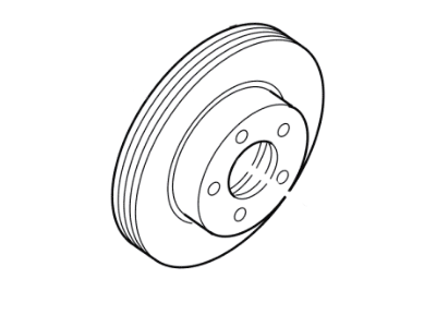 Ford G2MZ-1V125-HA Rotor Assembly - Brake