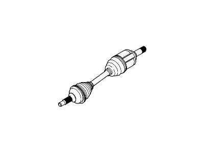 Lincoln DG1Z-3B437-A Shaft - Front Axle