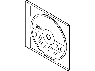 Mercury ER3Z-10E987-AA Disc - Navigation Map