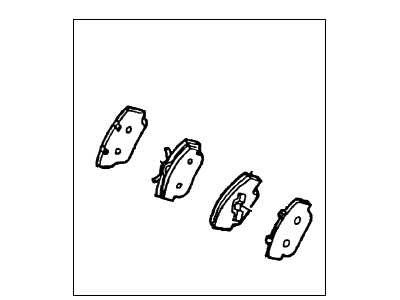 Ford F4DZ-2001-A Kit - Brake Shoe