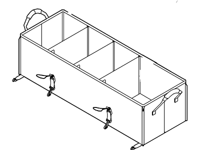 Ford AE5Z-78115A00-B Compartment Assy - Rear Stowage