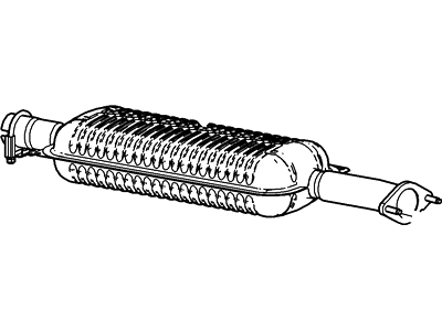 Mercury 6L8Z-5230-A Muffler Assy - Front