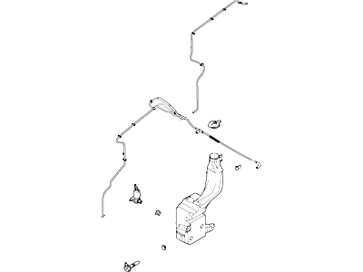 Lincoln 7T4Z-17618-AA Reservoir - Windshield Washer