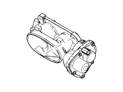 Ford 7R3Z-9E926-AA Throttle Body And Motor Assy