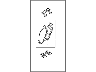 Ford BB5Z-2001-A Kit - Brake Lining