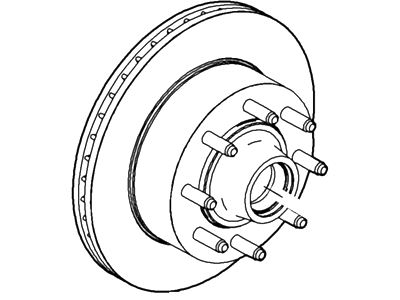 Ford 8C2Z-1102-A Hub Assy - Wheel