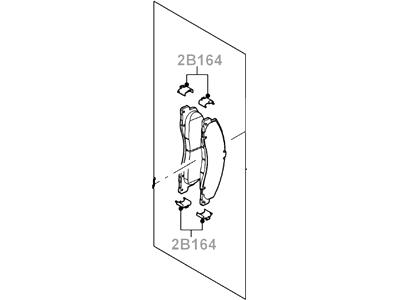 Ford 8C2Z-2V001-B Pad - Brake