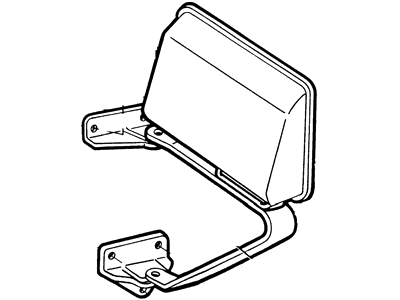 Ford DOHZ-17723-A Mirror Assy - Less Arm             