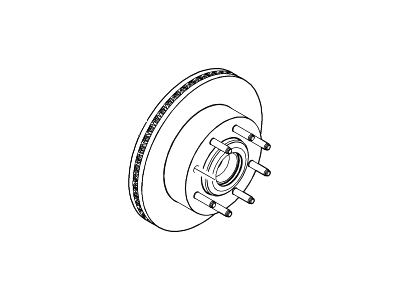 Ford DC3Z-1102-C Hub Assy - Wheel