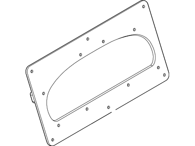 Ford F7UZ-10876-AA Bezel - Instrument Cluster