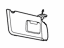 Ford CA8Z-7404104-CB Visor Assembly - Sun, Passenger Side Ford CA8Z-7404104-CB Visor Assembly - Sun, Passenger Side