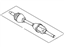 Ford 5M6Z-3A427-AA Shaft - Front Axle, Driver Side Ford 5M6Z-3A427-AA Shaft - Front Axle, Driver Side