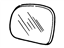 Ford F58Z-17K707-A Mirror Glass, Rear Outer Passenger Side Ford F58Z-17K707-A Mirror Glass, Rear Outer Passenger Side
