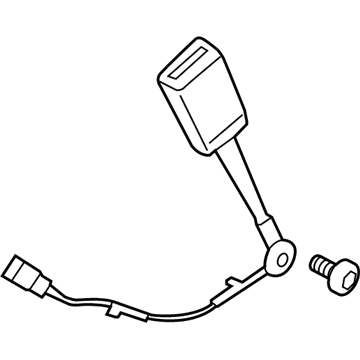 Ford FR3Z-6361202-AA Seat Belt Assy