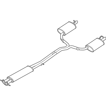 Ford DB5Z-5230-A Muffler Assy - Centre And Rear