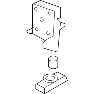 Lincoln 6L3Z-1A131-AA Spare Wheel Mounting