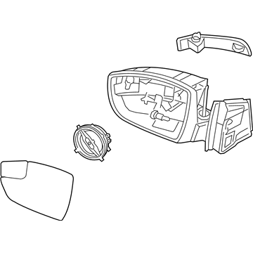 Ford F1EZ-17683-E Mirror Assy - Rear View Outer