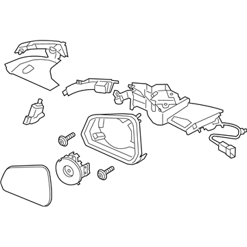 Ford FR3Z-17682-C Mirror Assy - Rear View Outer