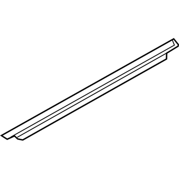 Lincoln BT4Z-7825596-A Weatherstrip - Door Glass Channel