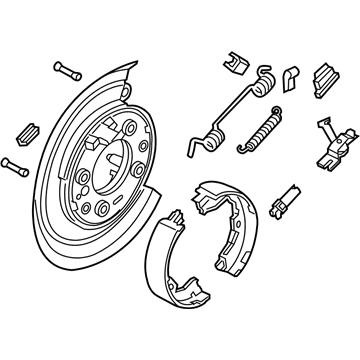 Ford 5C3Z-2209-AA Brake Assy - Rear