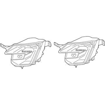 Ford FB5Z-15200-E Lamp Assy - Fog - Front