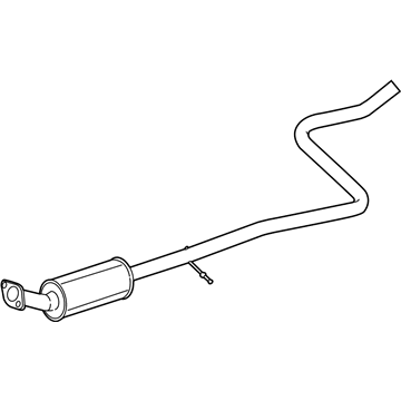 Ford DV2Z-5230-A Muffler Assy - Front