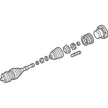 Ford 3L3Z-3B436-AA Shaft - Front Axle                 