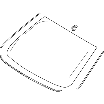 Lincoln DP5Z-5403100-A Glass - Windscreen