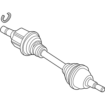 Ford F2GZ-3B437-H Shaft - Front Axle