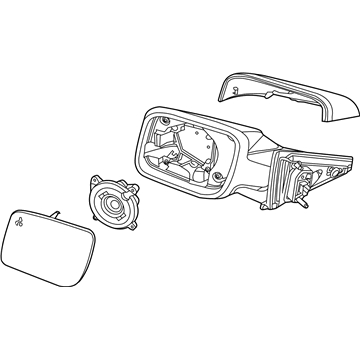 Ford DB5Z-17682-UG Mirror Assy - Rear View Outer