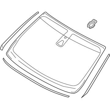 Lincoln FA1Z-5803100-E Glass - Windscreen