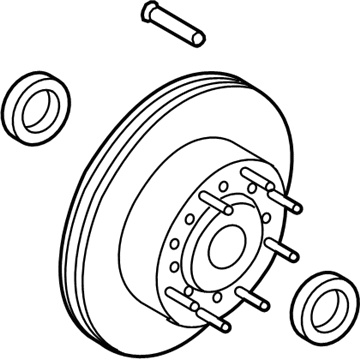 Ford G2MZ-1V102-FA Hub And Disc Assy