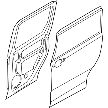 Ford DT1Z-1724622-C Door Assy - Hinged Side Loading