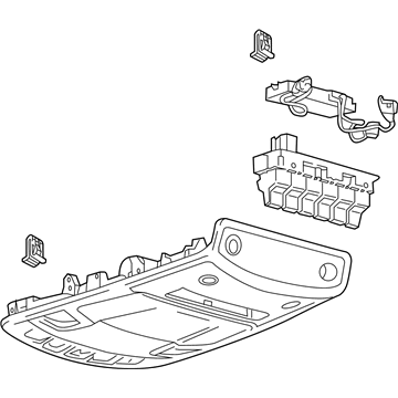 Ford HC3Z-28519A58-JD Console Assy - Overhead