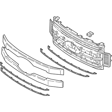 Ford HC3Z-8200-DA Grille Centre