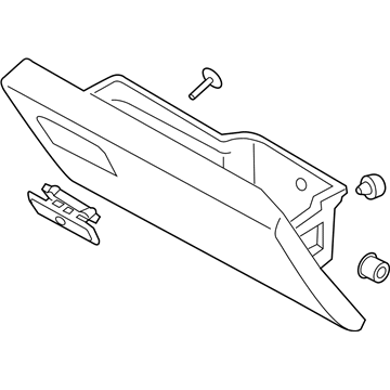 Ford HC3Z-25060T10-BA Box Assy - Glove Compartment