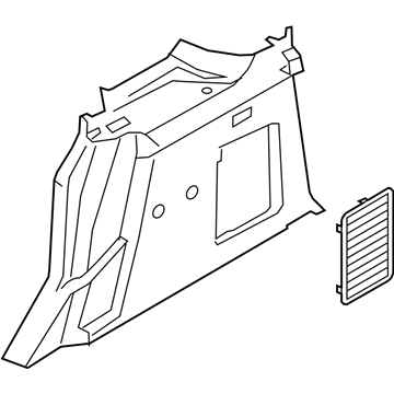 Ford DT1Z-1731012-AC Trim Assy - Quarter