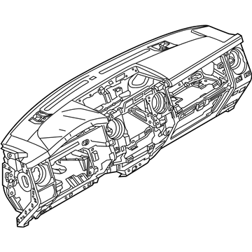 Ford DC3Z-2504320-CA Panel - Instrument