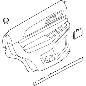 Ford FB5Z-7827407-CE Panel - Door Trim - Lower