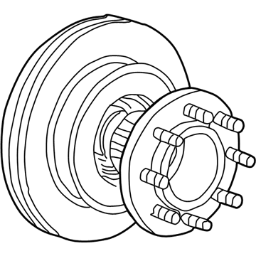 Ford 1C3Z-1V102-AA Hub And Disc Assy                  