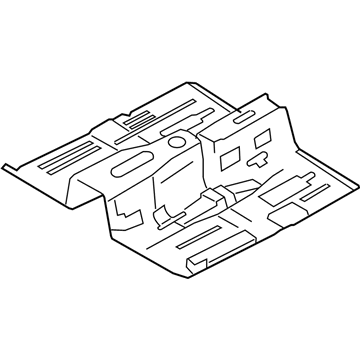 Ford 5R3Z-6311135-AA Pan Assy - Floor