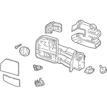Ford HC3Z-17683-GA Mirror Assy - Rear View Outer