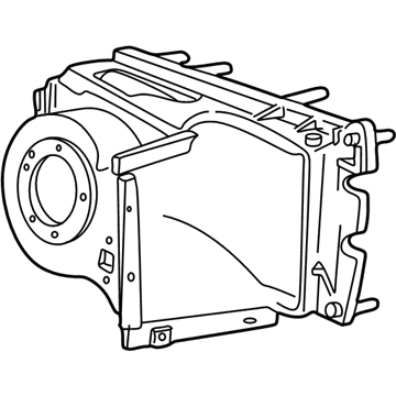 Ford 4C2Z-19B555-BA Evaporator And Housing Assy