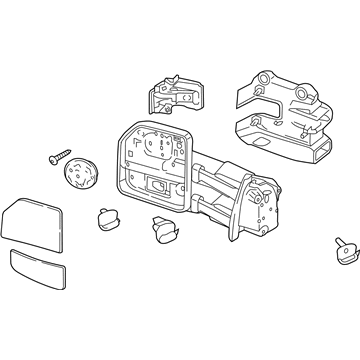 Ford HC3Z-17682-AH Mirror Assy - Rear View Outer