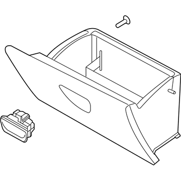 Ford BE8Z-5406010-AB Box Assy - Glove Compartment